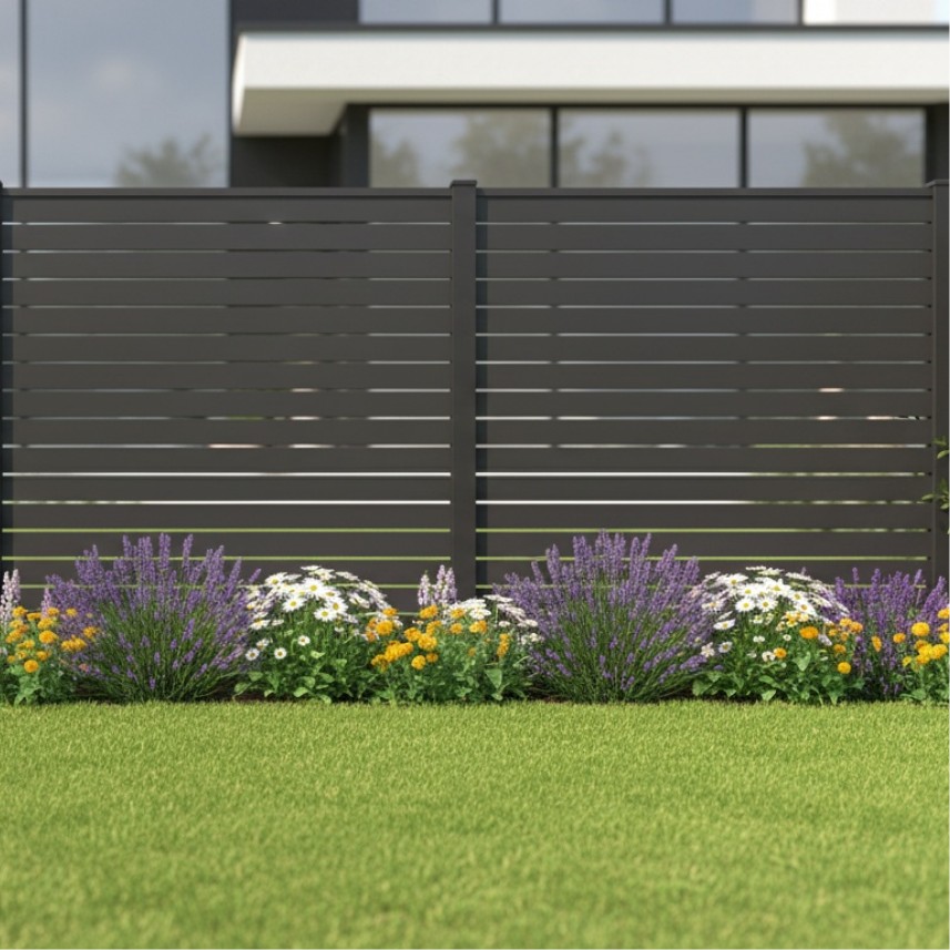 FEINGARD Aluminium-Zaun im Garten